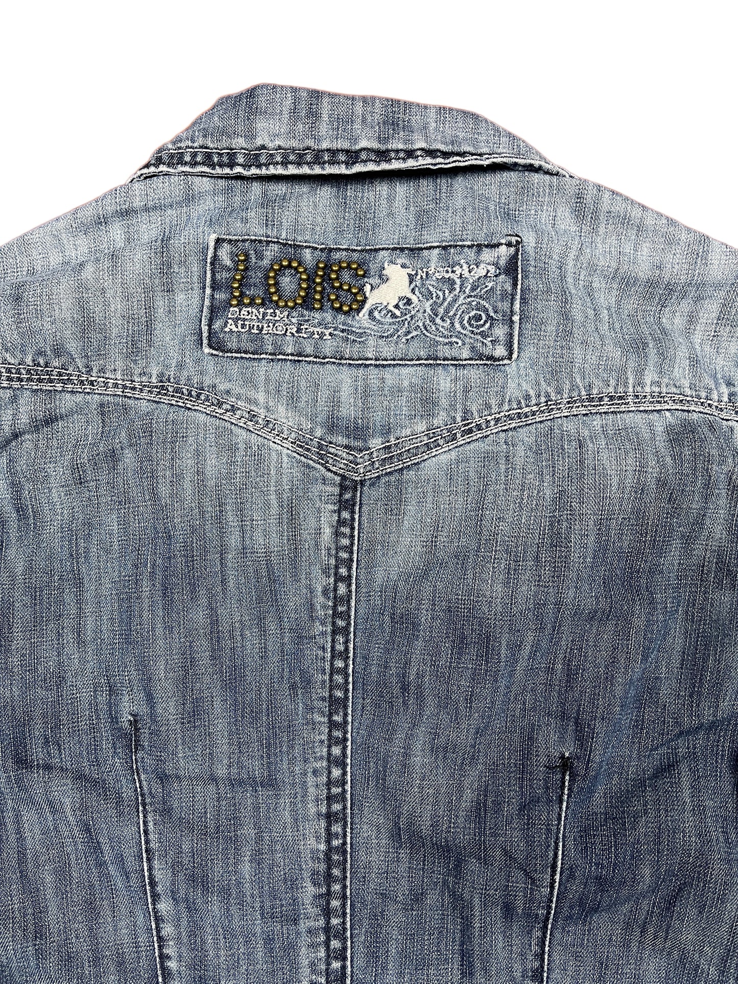 Y2k Lois Denim Jacket Blue - S