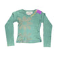 Y2k Miss Side Car Long Sleeve Top Green - S/M
