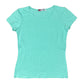 Y2k Zero's Short Sleeve Top Turquoise - M