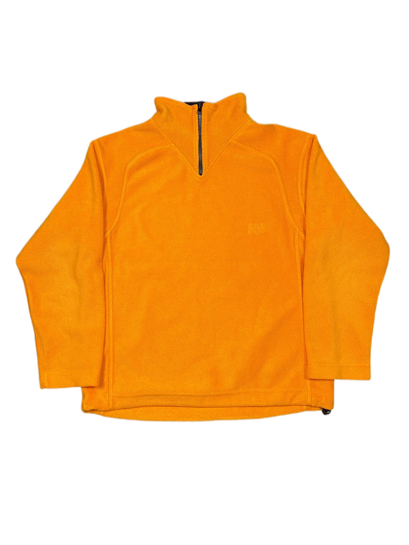 Y2k XTJ Fleece Zip Sweatshirt Orange - M