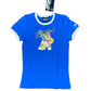 Y2k Spoon Deadstock Short Sleeve Top Blue - S