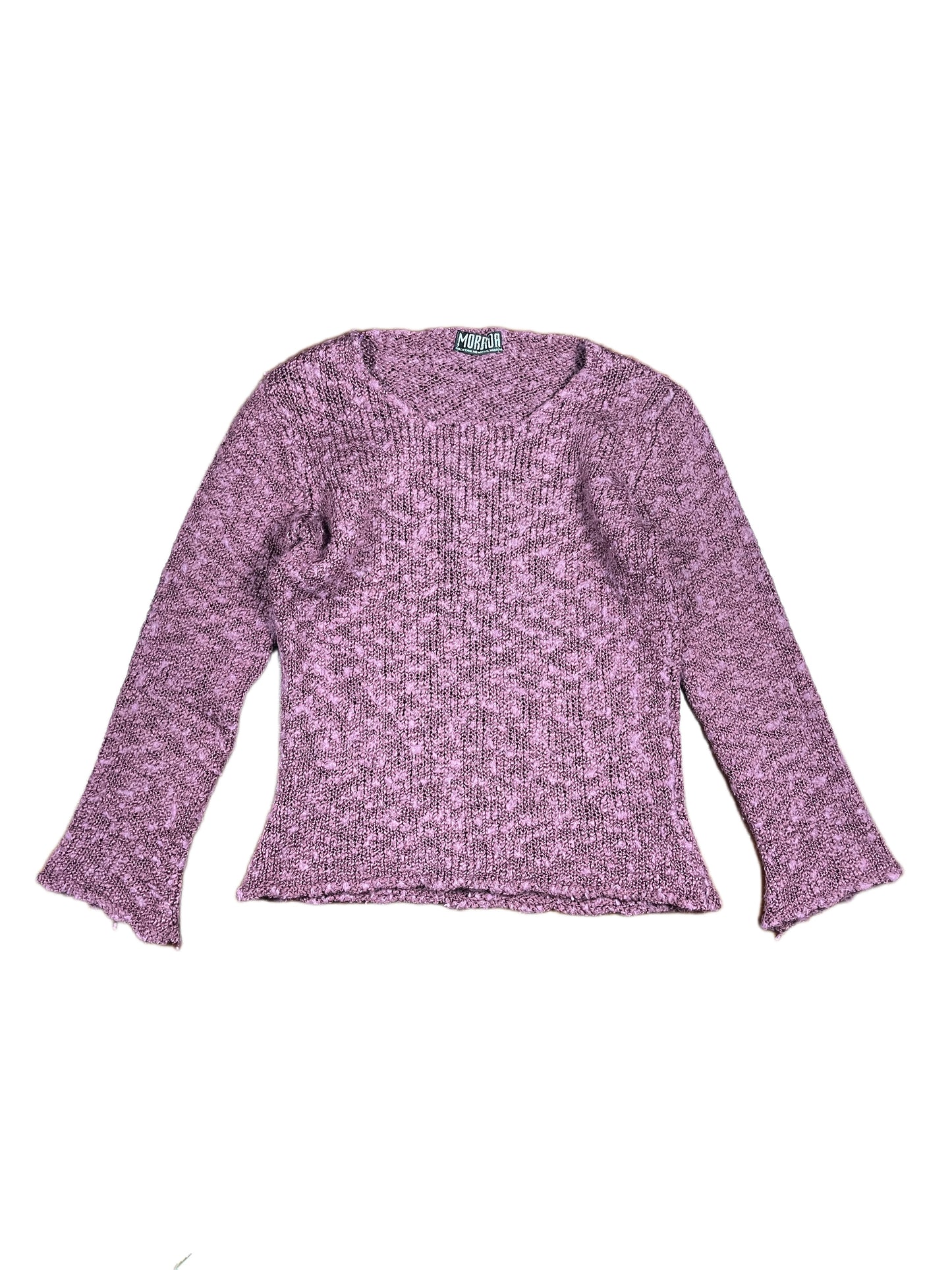 Vintage Morbida Knitted Sweatshirt Purple - L