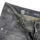 Y2k G-Star RAW Denim Mini Skirt Gray Blue - S
