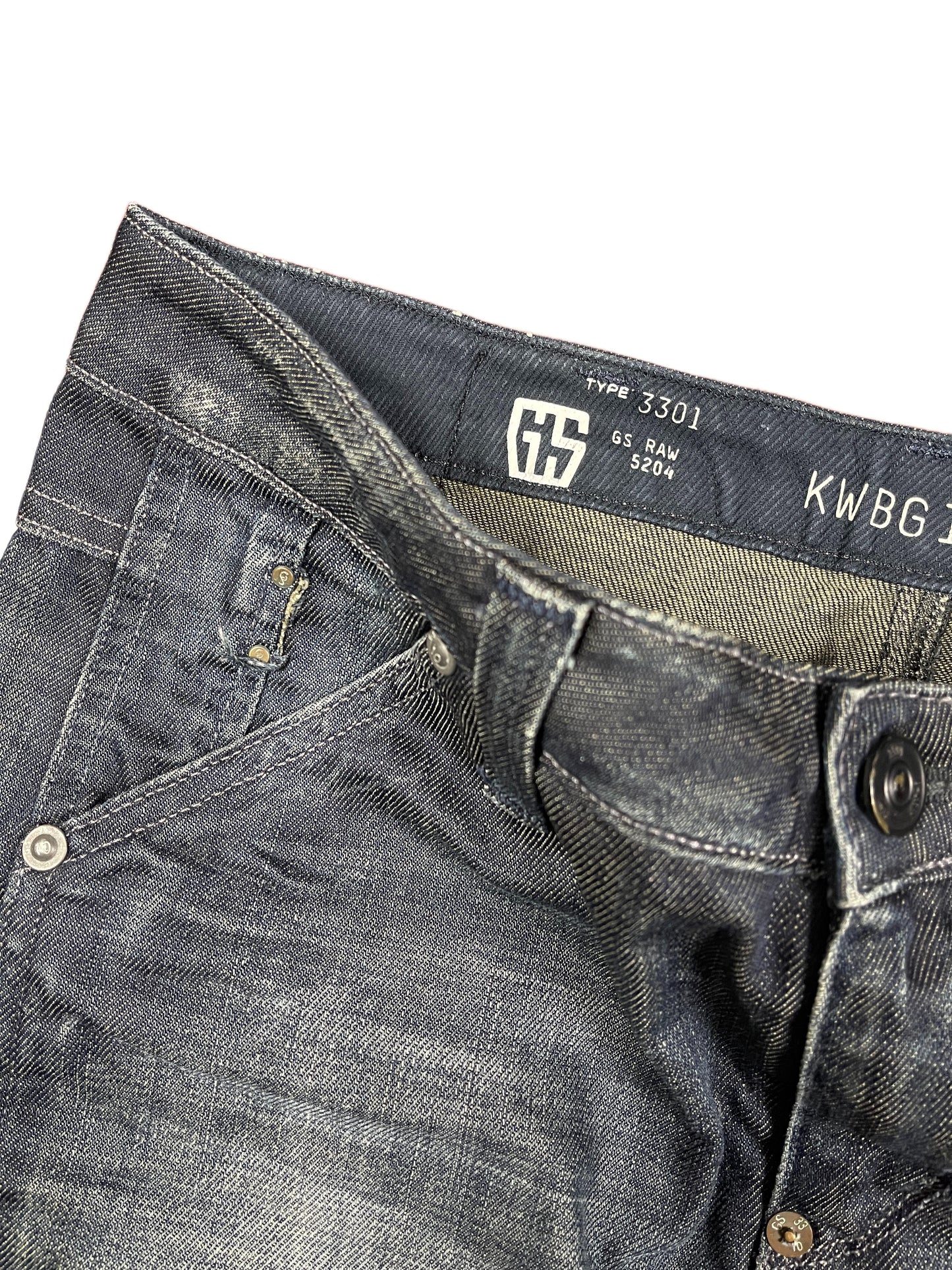 Y2k G-Star RAW Denim Mini Skirt Gray Blue - S