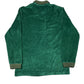 Vintage Lacoste 1990s Velur Polo Sweatshirt Green M