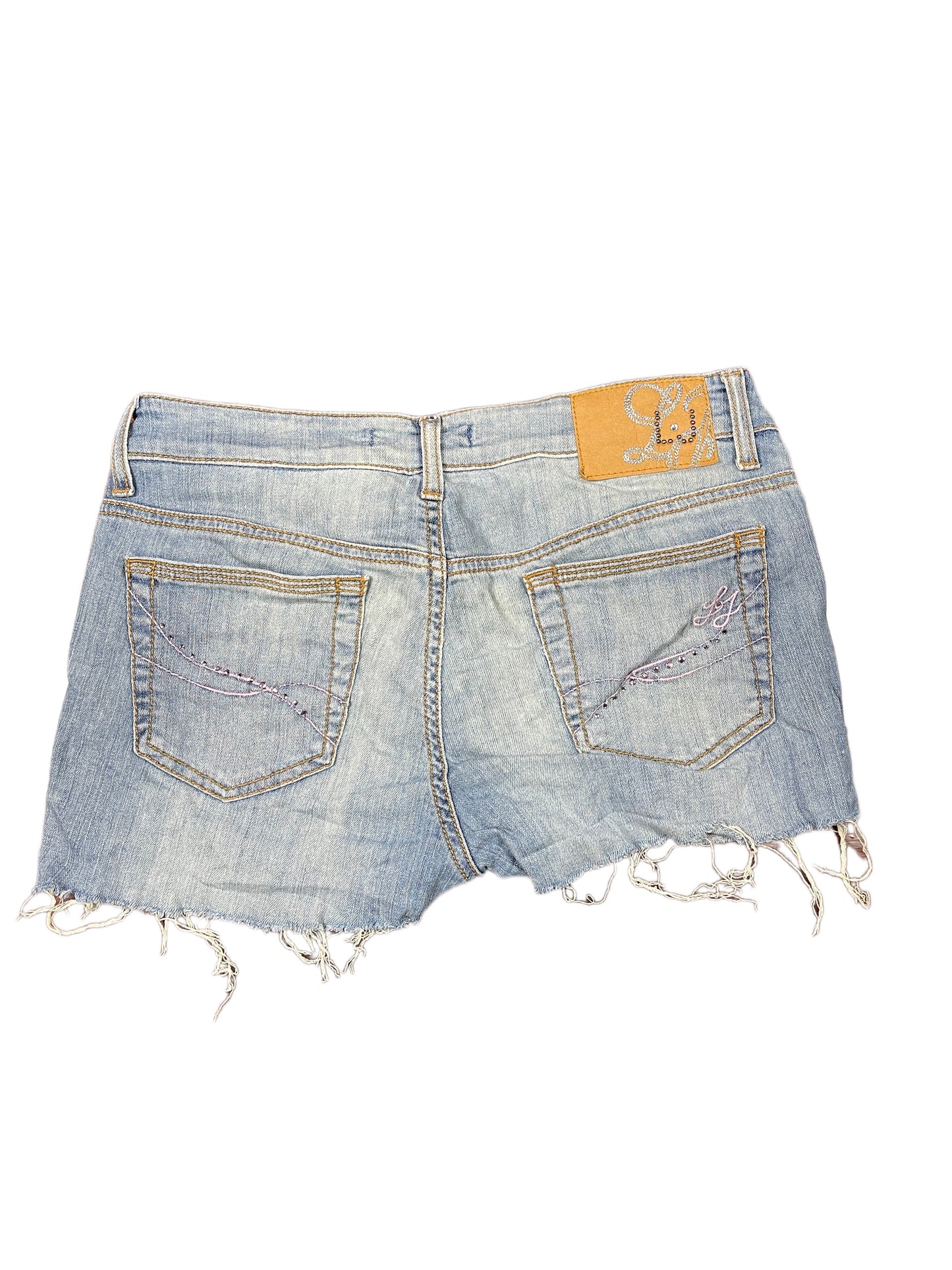 Y2k Liu Jo Denim Hot Pants Shorts Blue - L