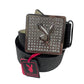 Y2k Playboy Leather Plug Belt Black 2004