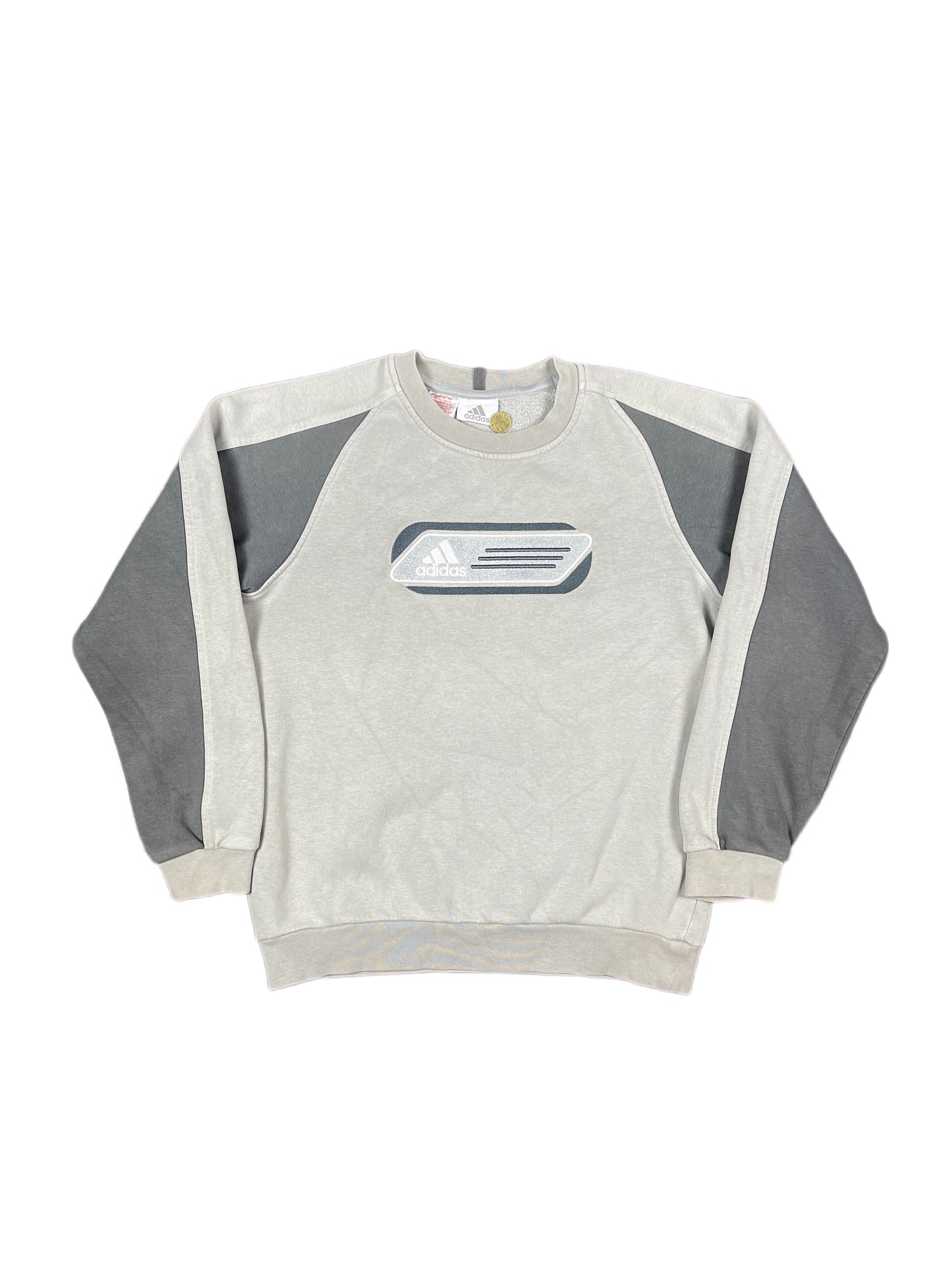 Vintage 2004 Adidas Sweatshirt Gray - XS