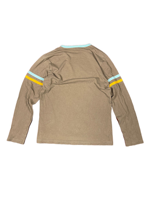 Y2k Quiksilver Longsleeve Brown - S