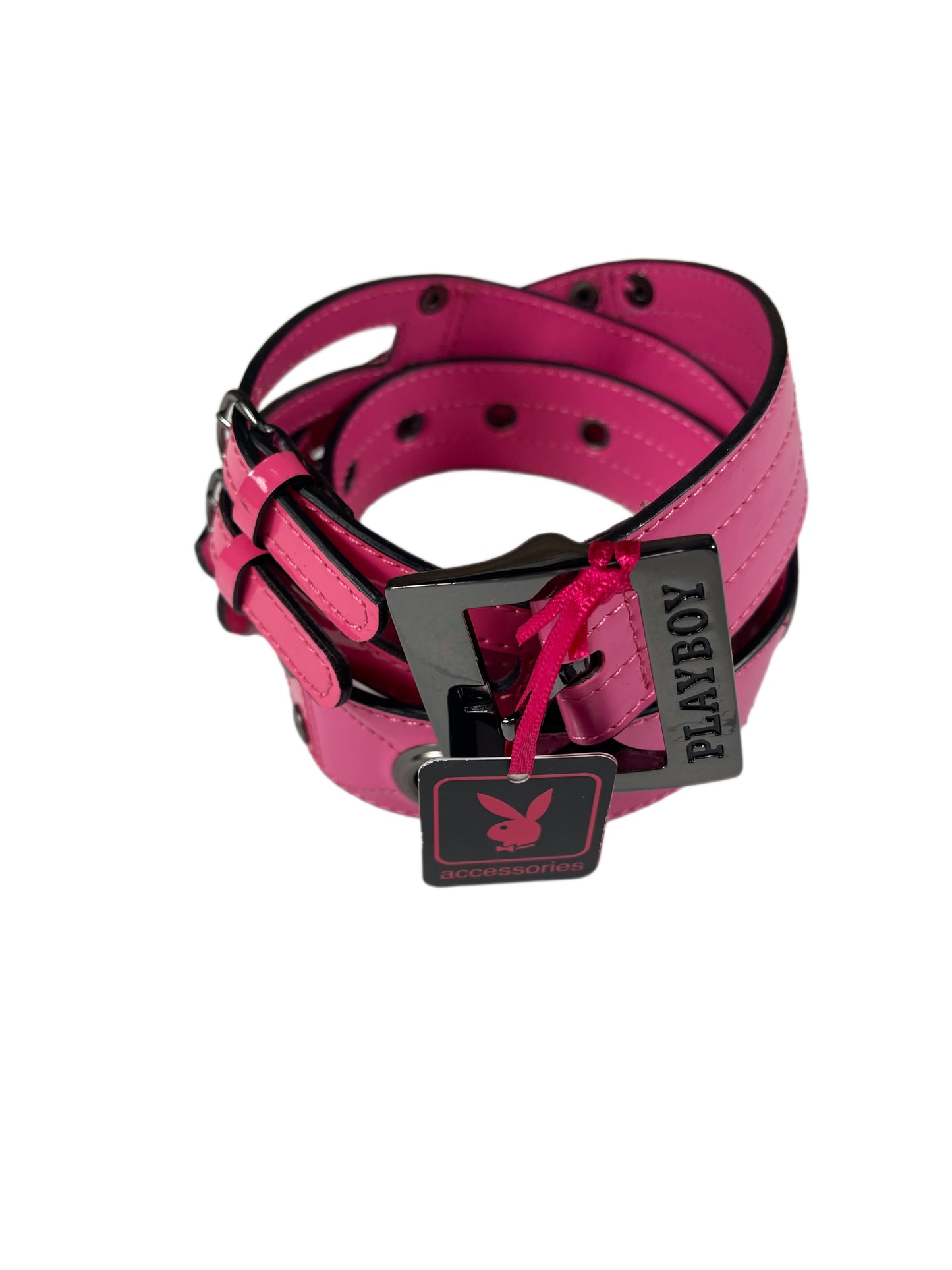 Y2k Playboy Belt Pink 2004