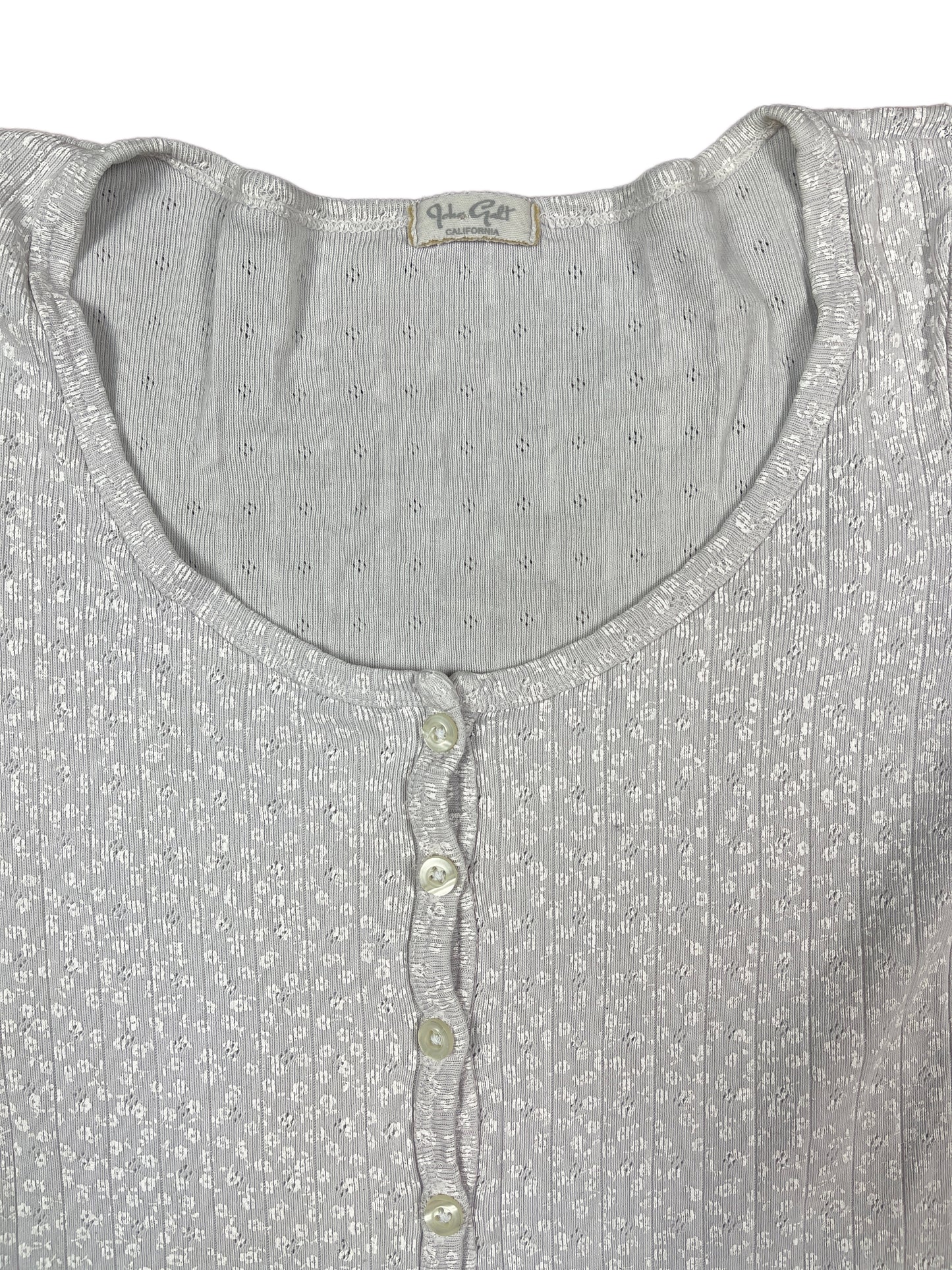 Y2k Short Sleeve Top Lavender - XS