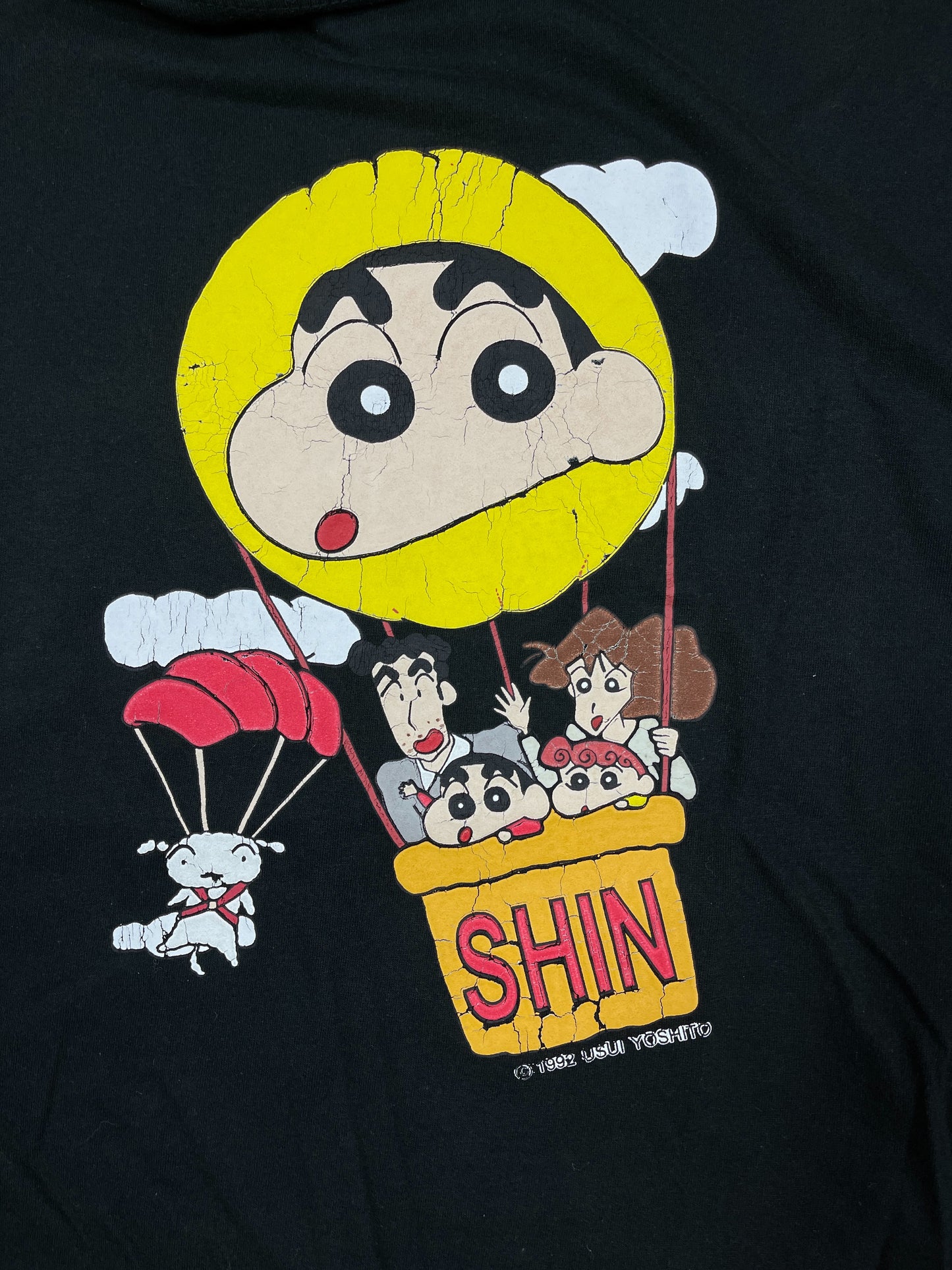 Vintage Chin Chan 1992 T-Shirt Black - S