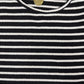 Stradivarius Short Sleeve Dress Black White - S