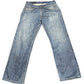 Y2k Tommy Hilfiger Boot Cut Denim Pants Blue M/L