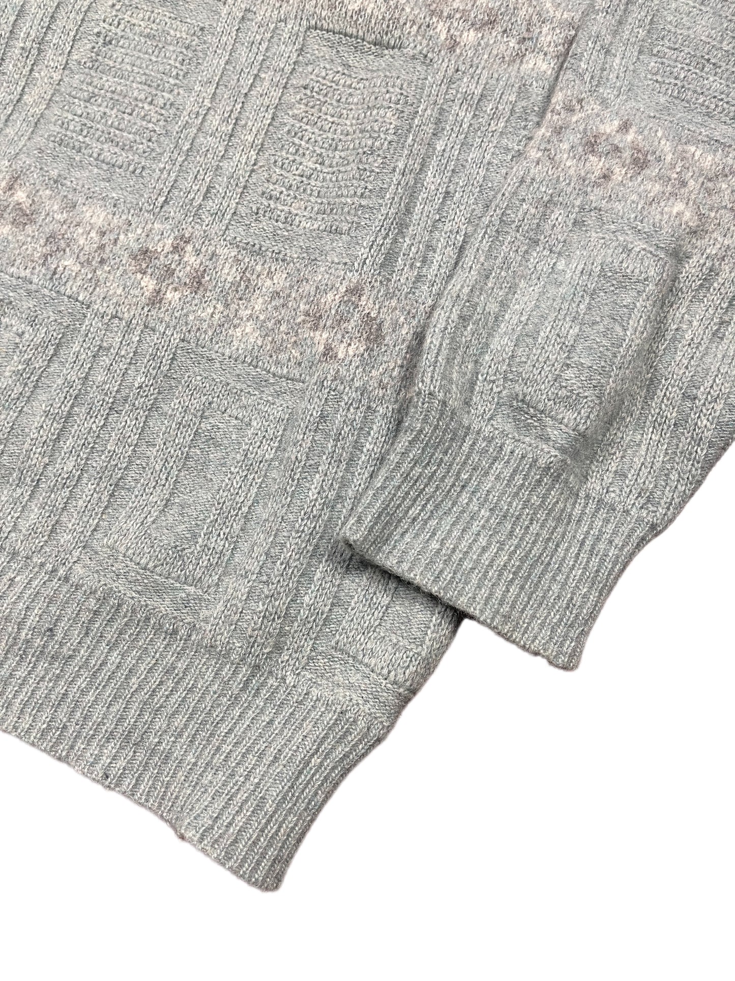 Vintage John Peter Knitted Sweatshirt Turquoise - M