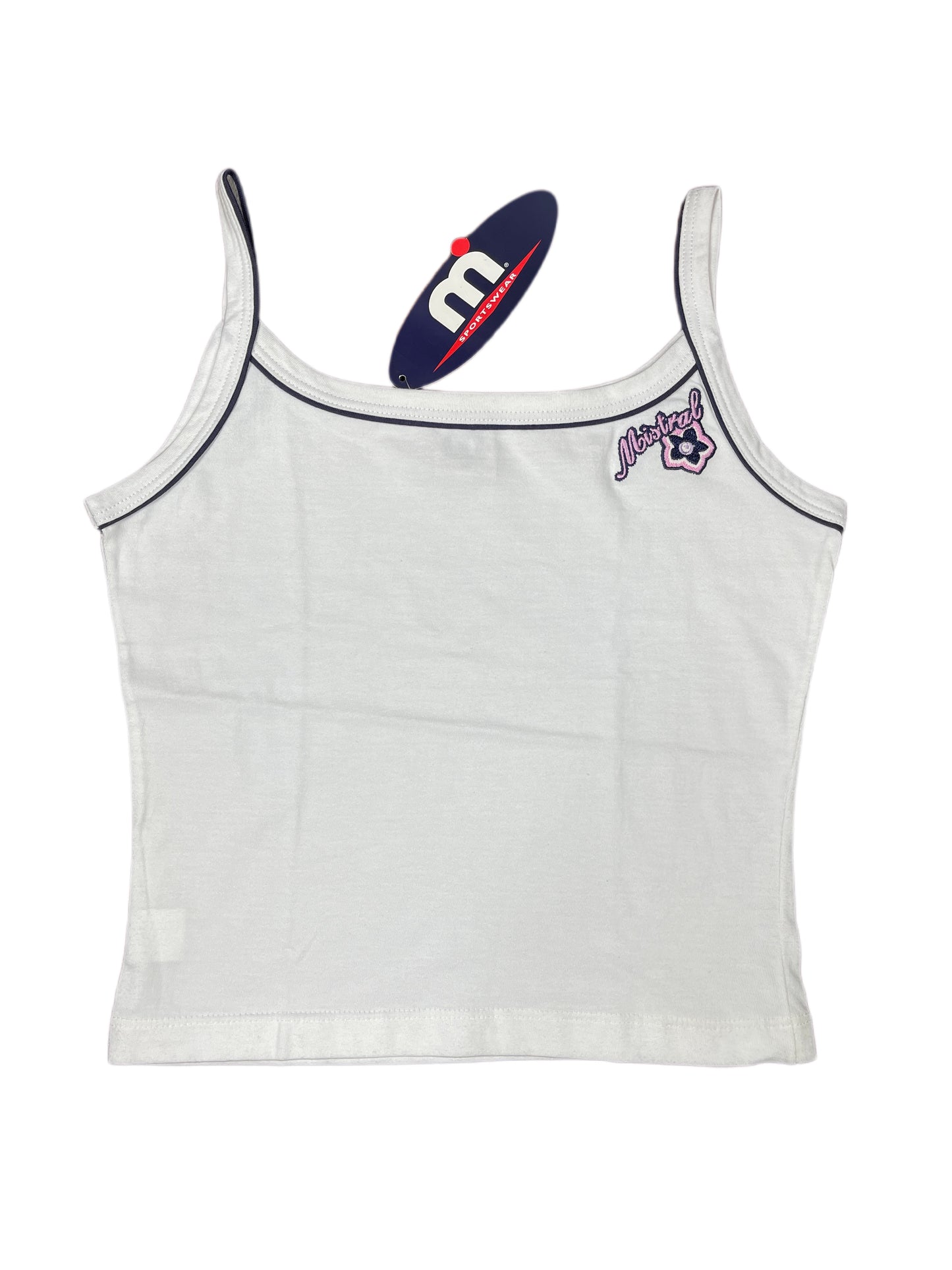 Y2k Mistral Sleeveless Top White - M