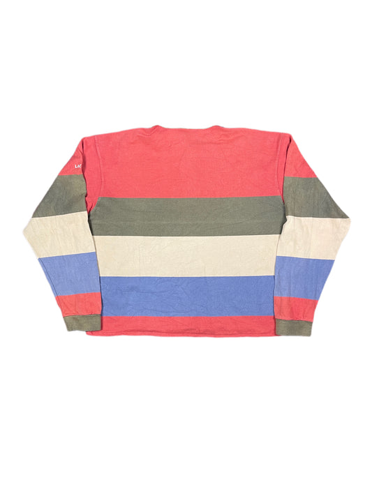 Lacoste Boxy Polo Sweatshirt Earth Colors - XL