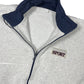Vintage Adidas Zip Sweatshirt Gray - XXL