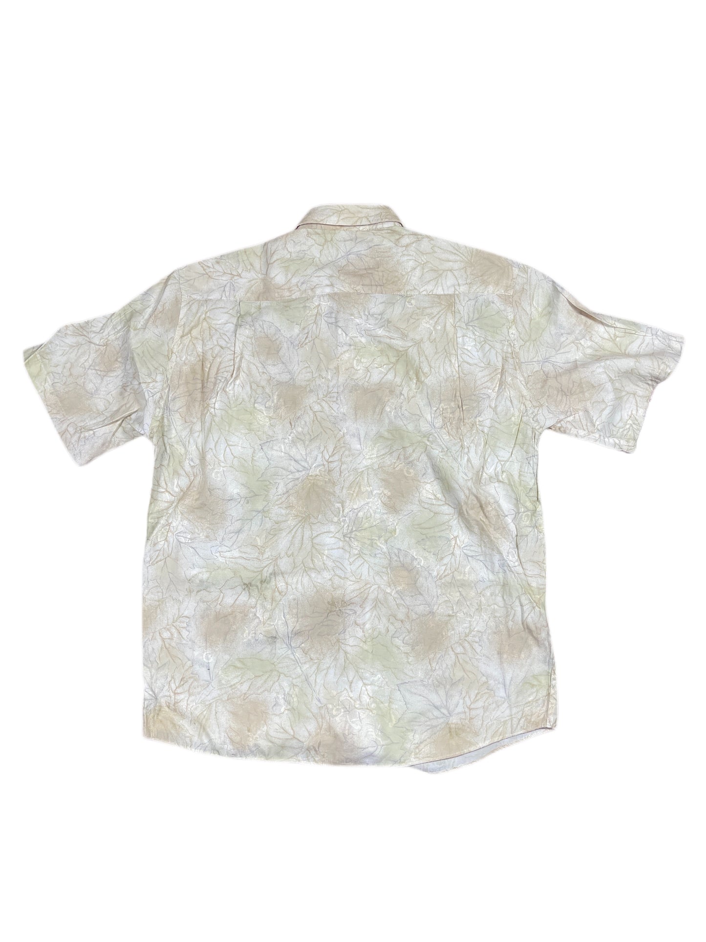 Vintage Berrington Short Sleeve Shirt Cream - L