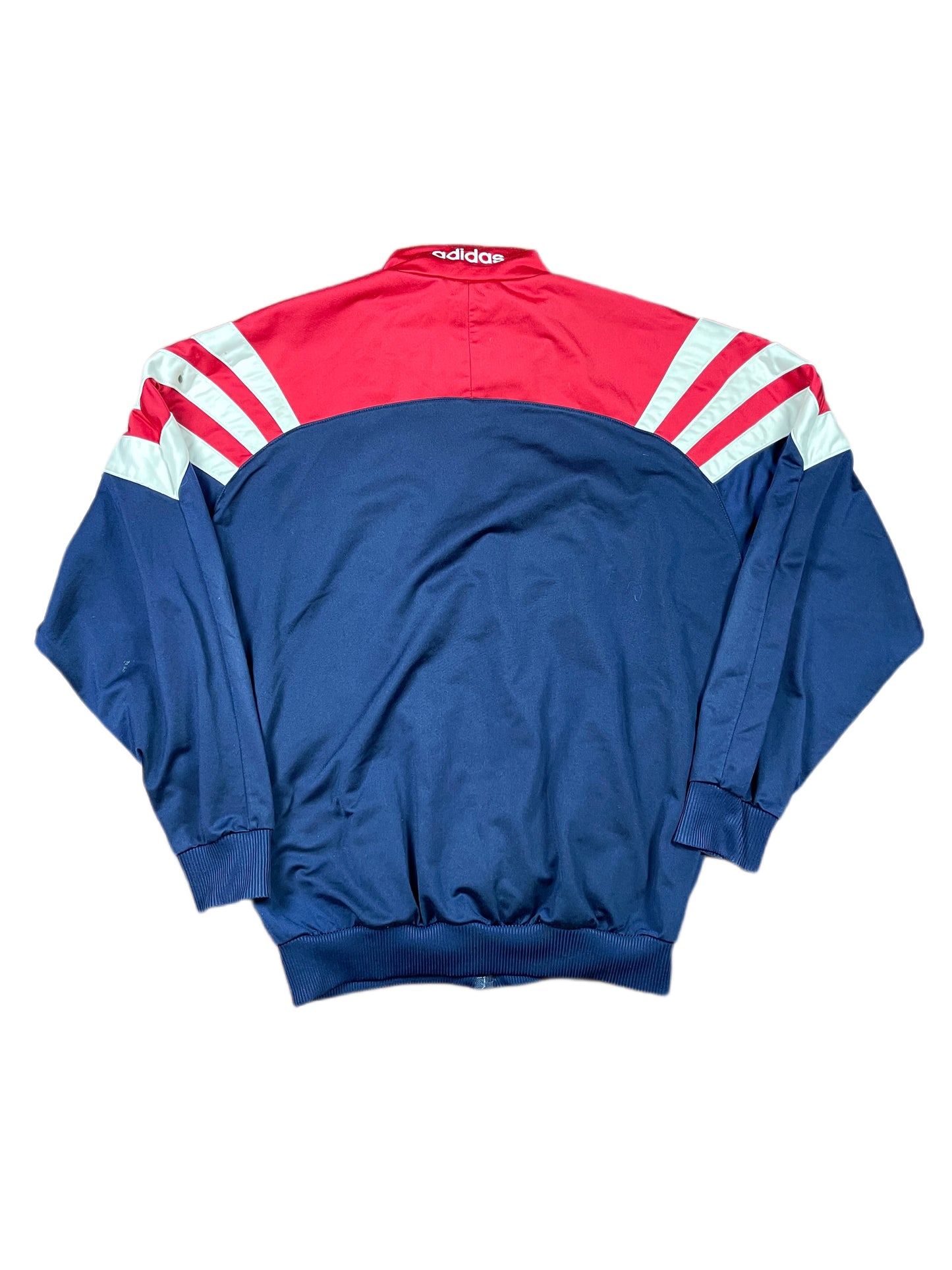 Vintage Adidas 1990s Sport Jacket Red Navy - M/L