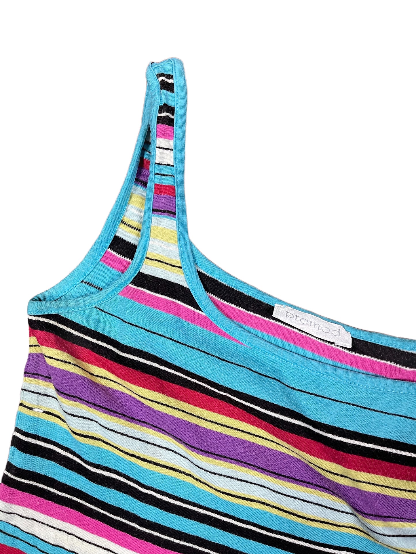 Y2k Promod Sleeveless Top Multicolor - L