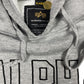 Y2k Alpha Industries Hoodie Gray - XL