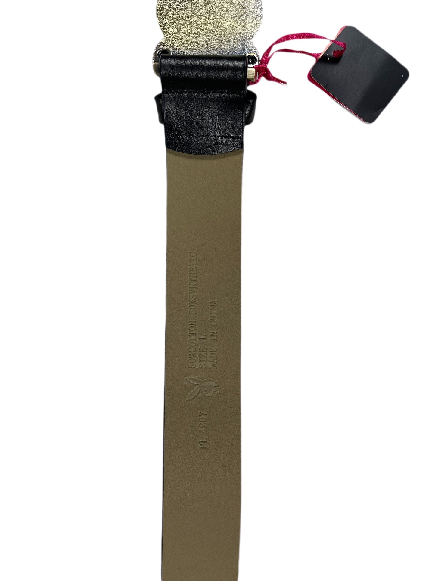 Y2k Playboy Plug In Belt Black 2005