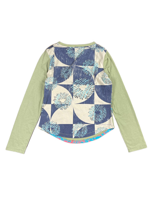 Y2k Custo Barcelona Long Sleeve Top Khaki - M