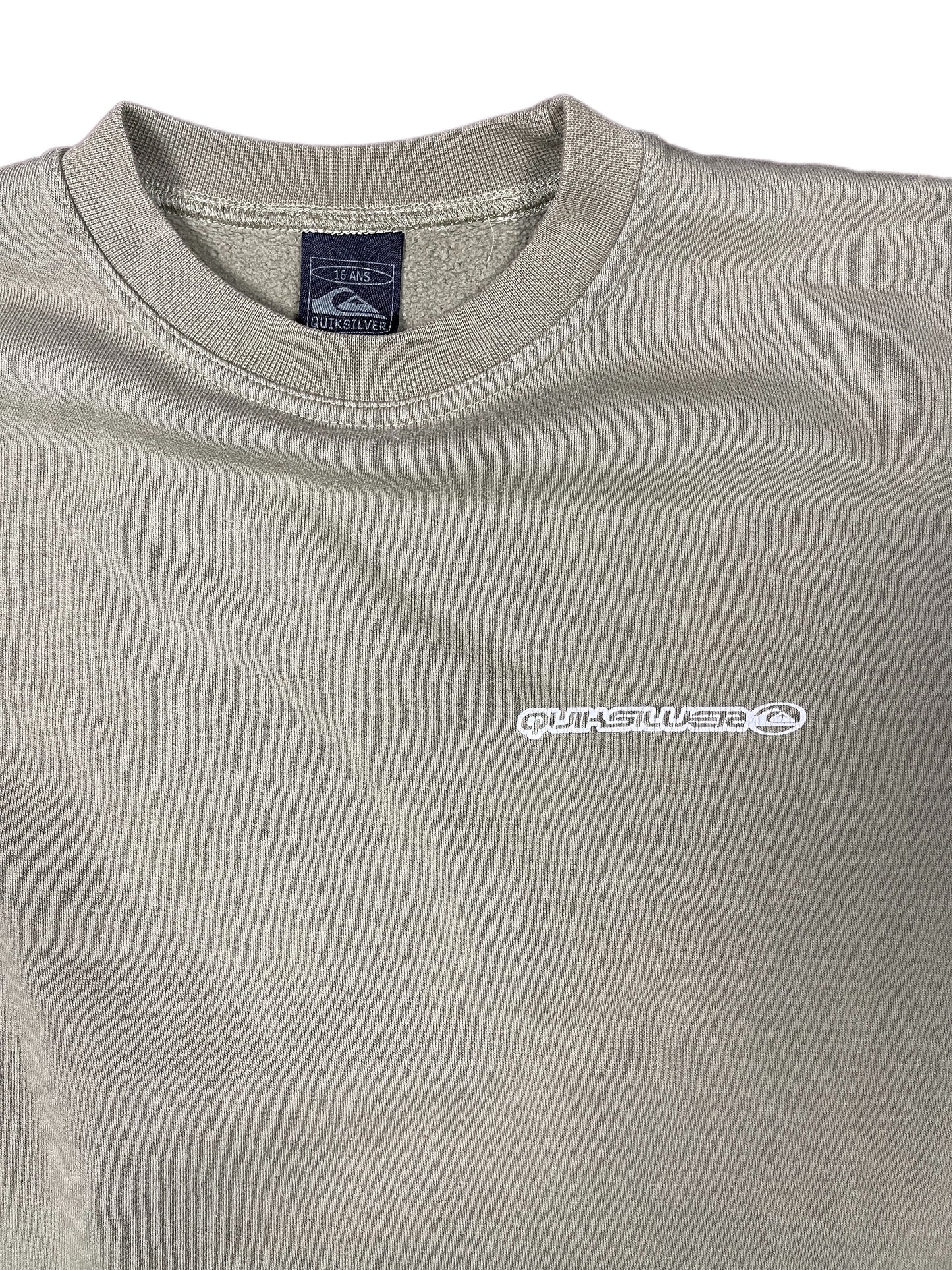 Y2k Quiksilver Kelly Slater Sweatshirt Khaki - S