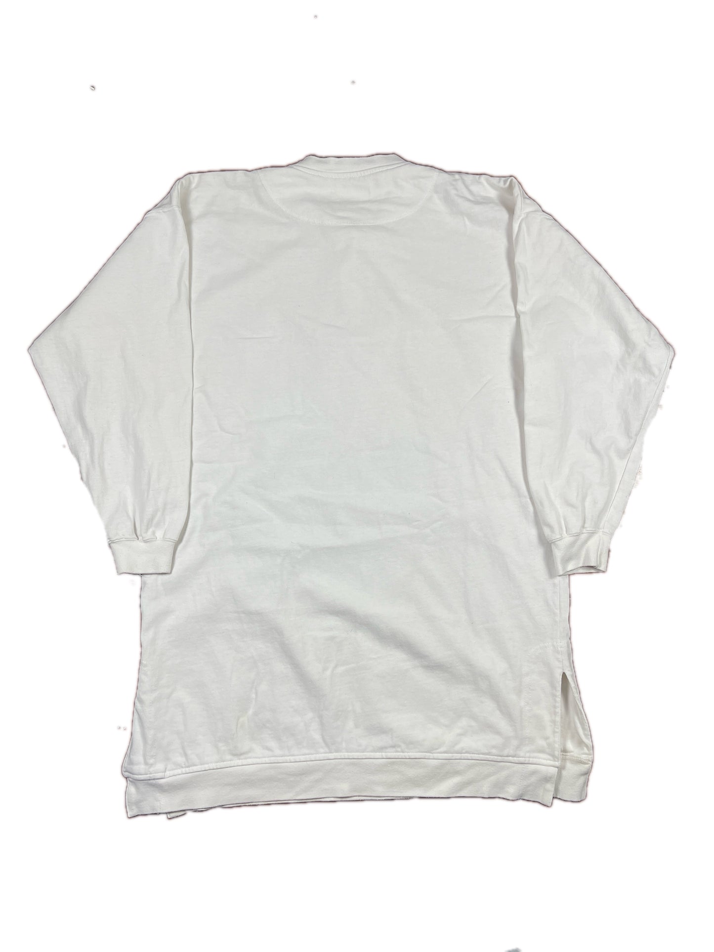 Vintage Nothern Iowa Longsleeve Dress Sweatshirt White - XL