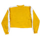 Vintage Puma Cropped Sweatshirt Yellow - XL