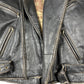 Vintage US Force Bomber Leather Jacket Black L