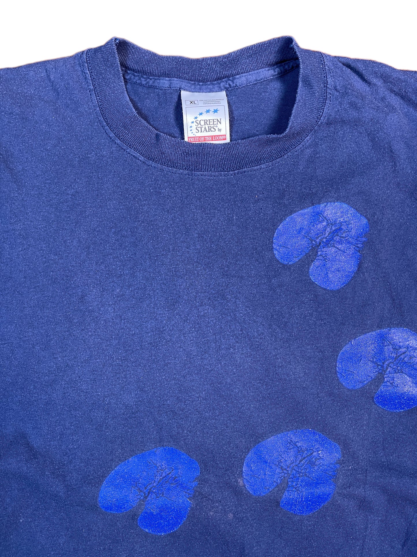 Vintage Camel World 1990s Screen Stars T-Shirt Navy - XL