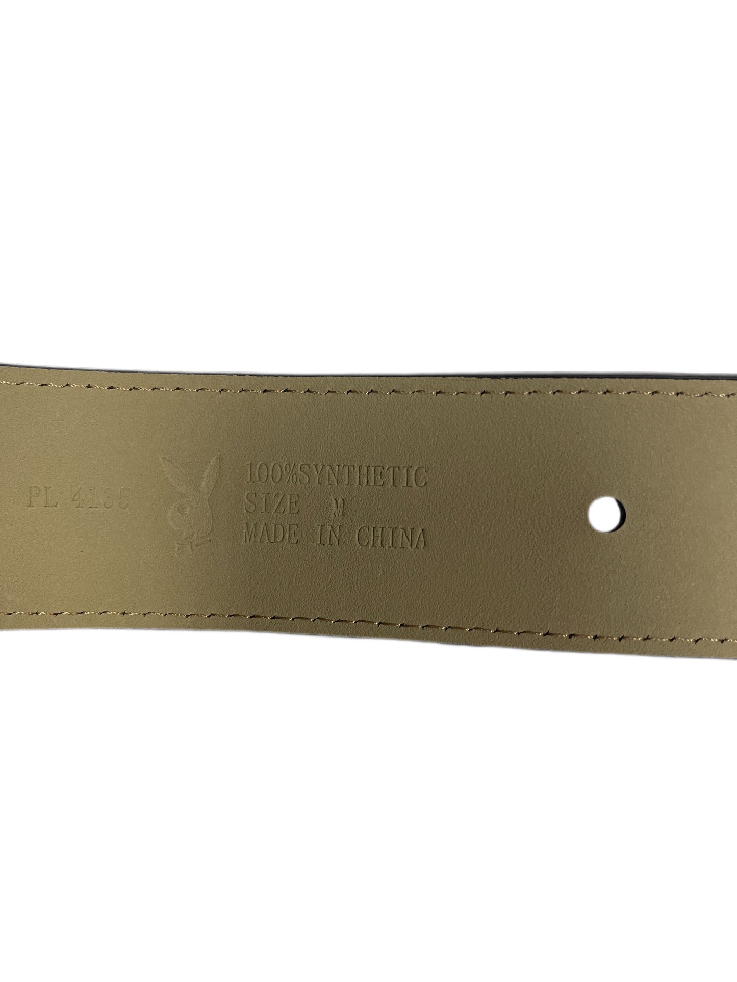 Y2k Playboy Belt Black 2004