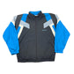 Vintage Adidas 1990s Sport Jacket Black Blue - XXL