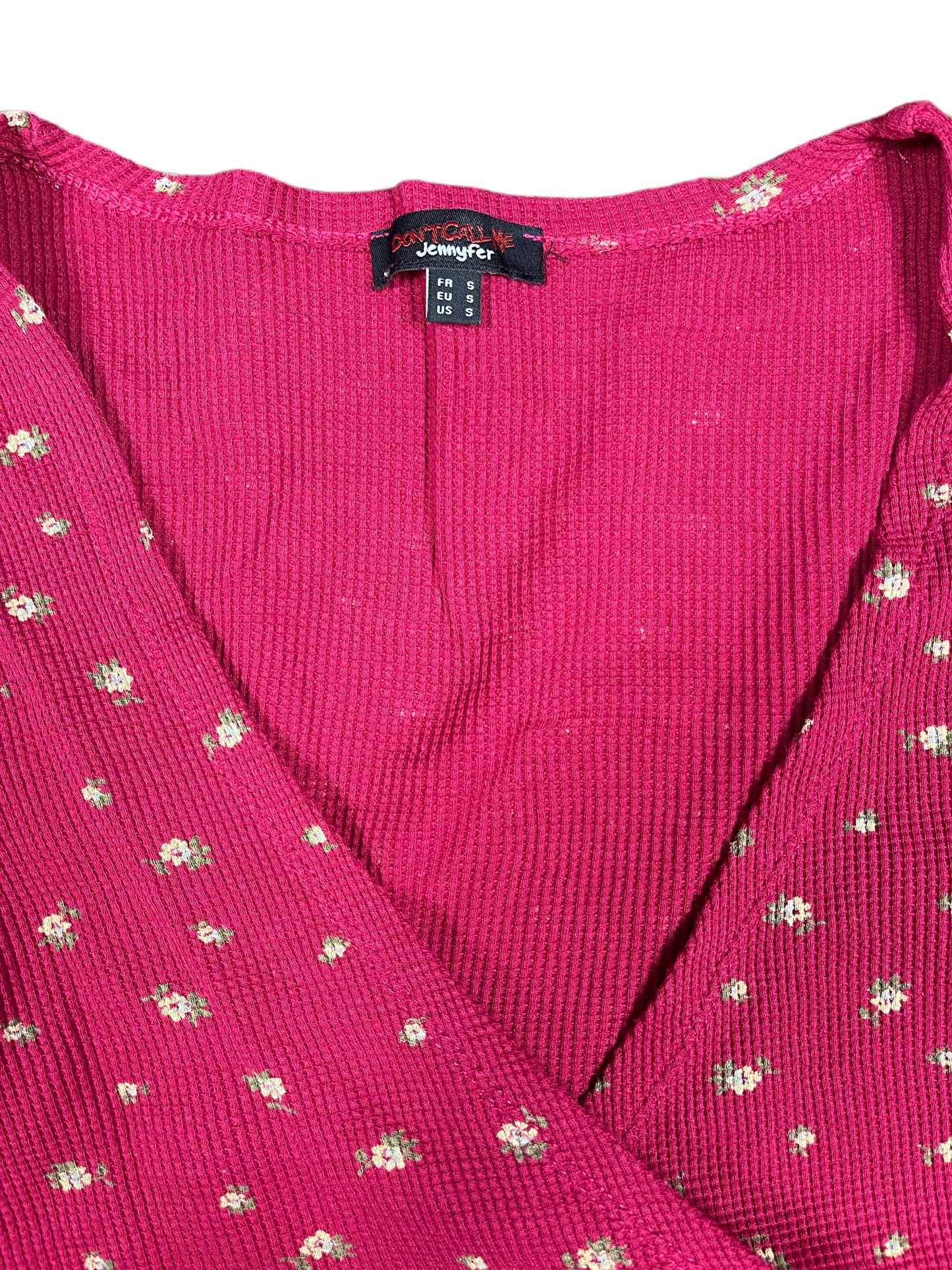 Jennyfer Short Sleeve Top Pink - S