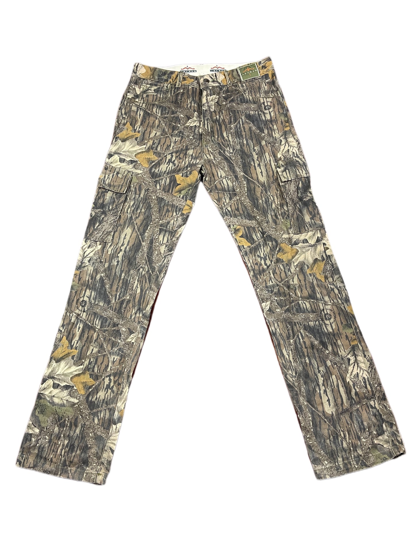 Vintage Archer Sport Camo Cargo Pants Brown - S