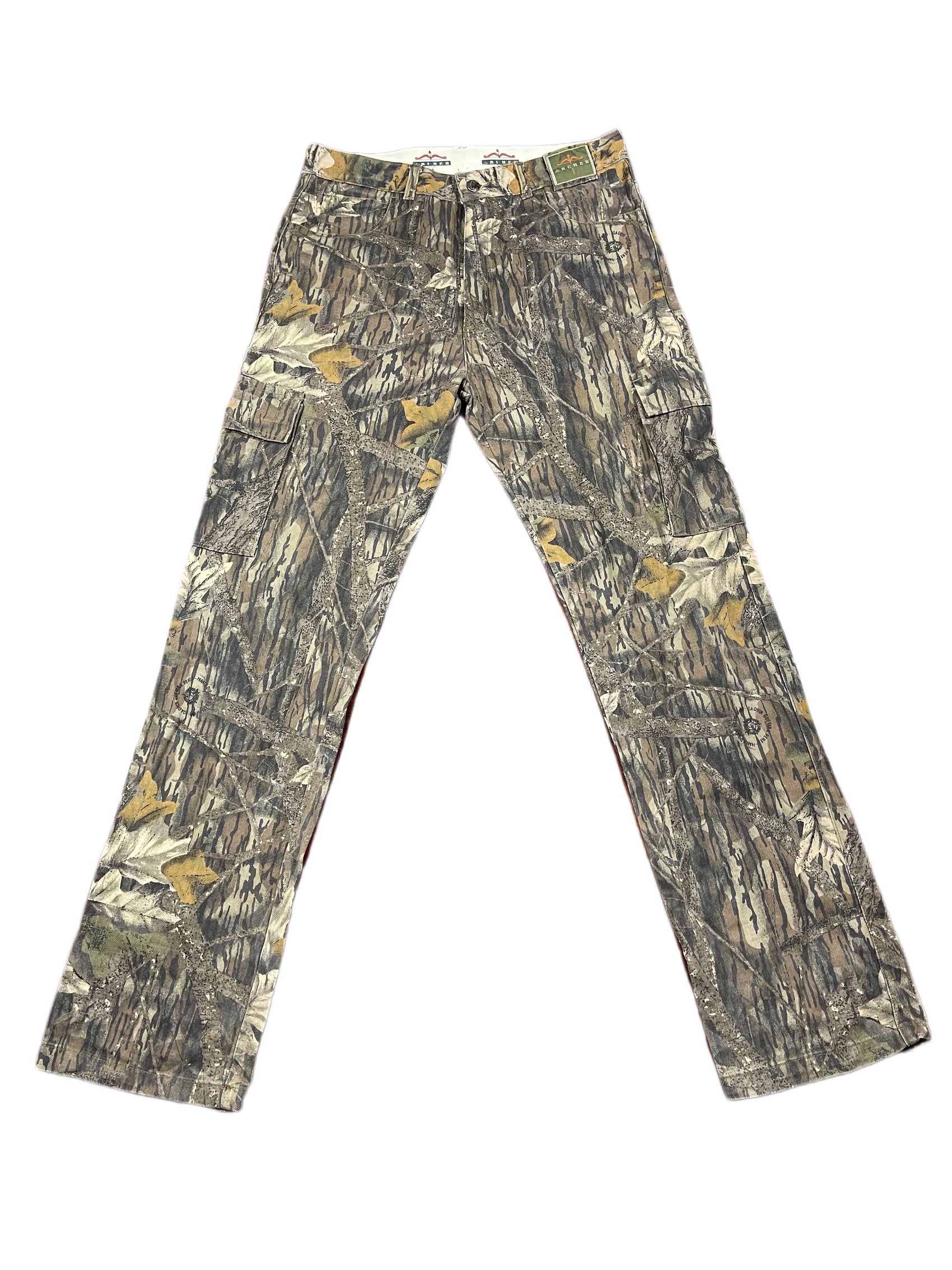 Vintage Archer Sport Camo Cargo Pants Brown - S
