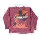 Y2k Long Sleeve Burgundy - S