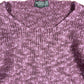 Vintage Morbida Knitted Sweatshirt Purple - L