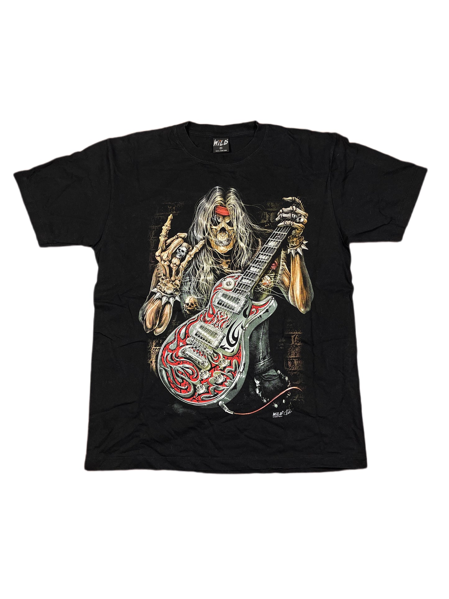 Y2k Wild Death Reaper T-Shirt Black - XL