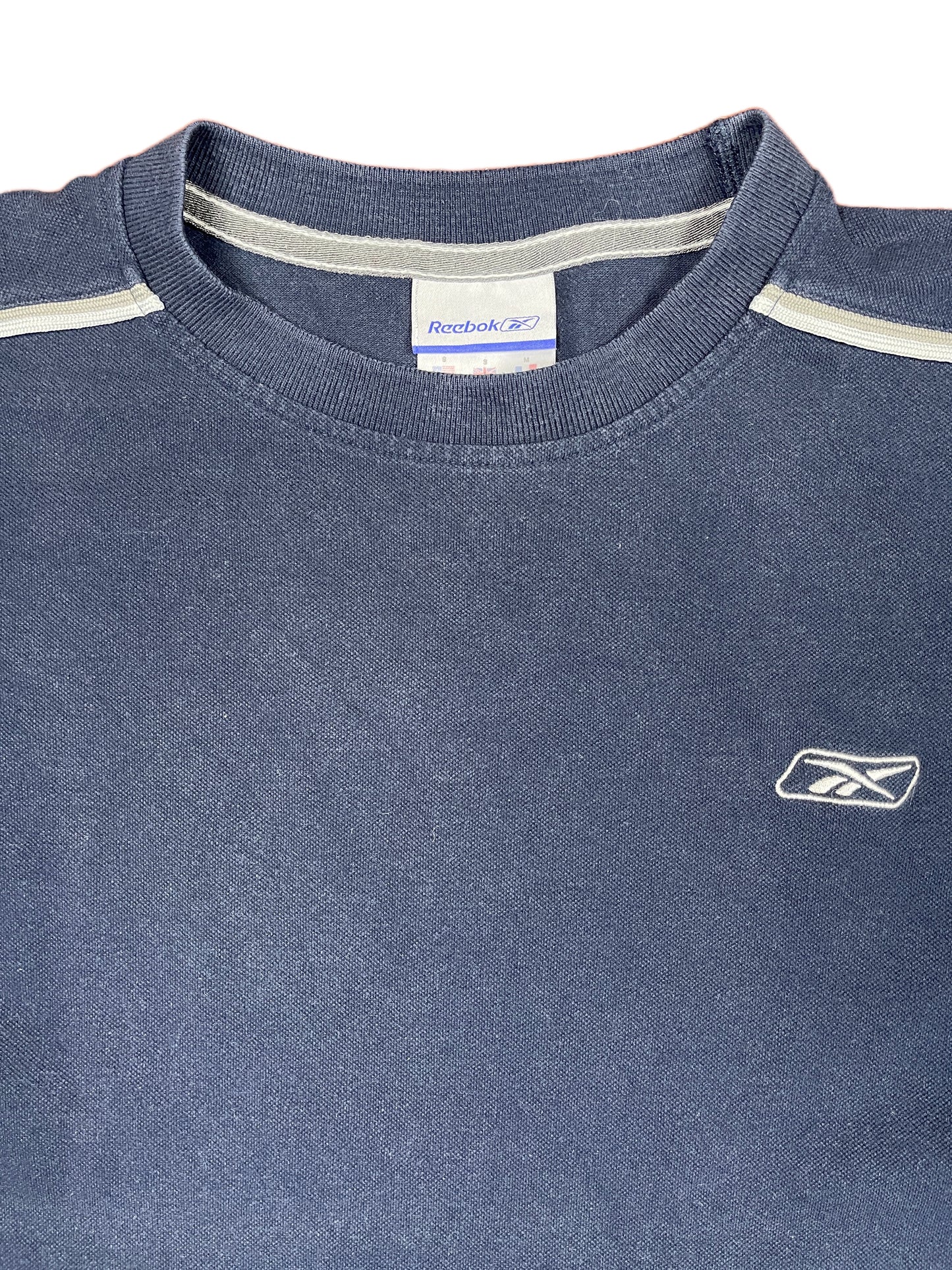 Y2k Reebok T-Shirt Navy - S/M
