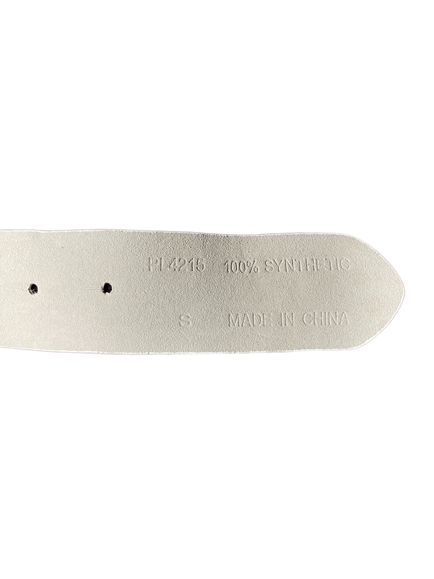 Y2k Playboy Plug Belt White 2004