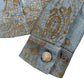 Vintage Denim Jacket Blue Brown - L