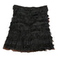 Vintage Ruffle Skirt Black - M