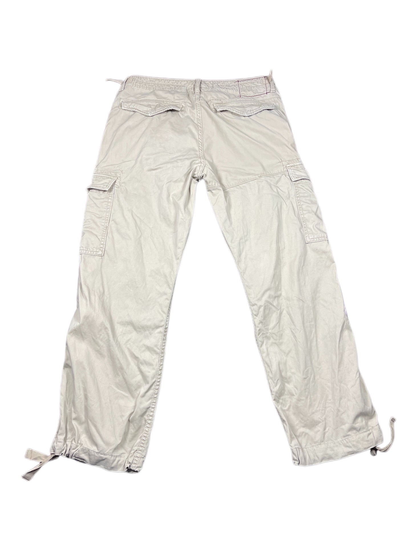 Y2k Z-Brand Cargo Pants Beige Cream XL