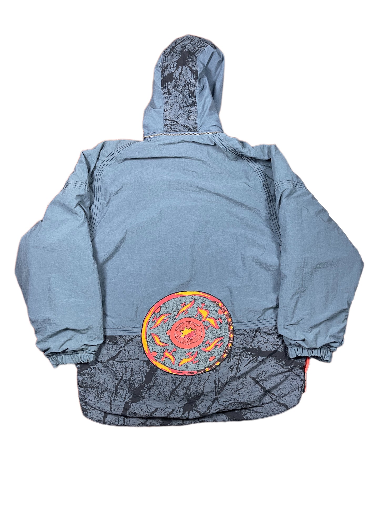 Vintage Reebok Jacket Blue Gray - L