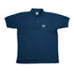 Vintage Danone Street Polo Shirt Navy - L