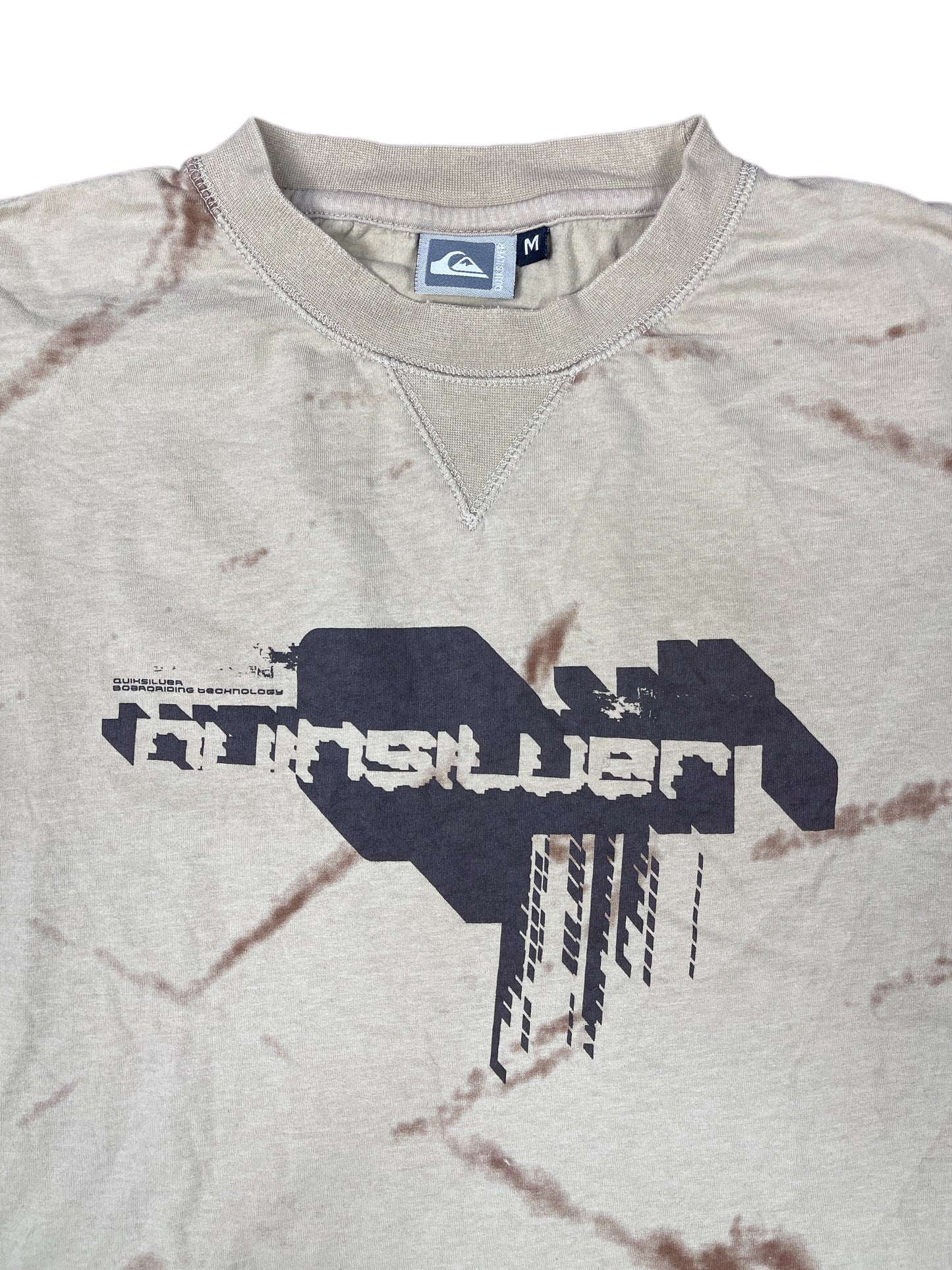 Y2k Quiksilver Longsleeve Brown - M