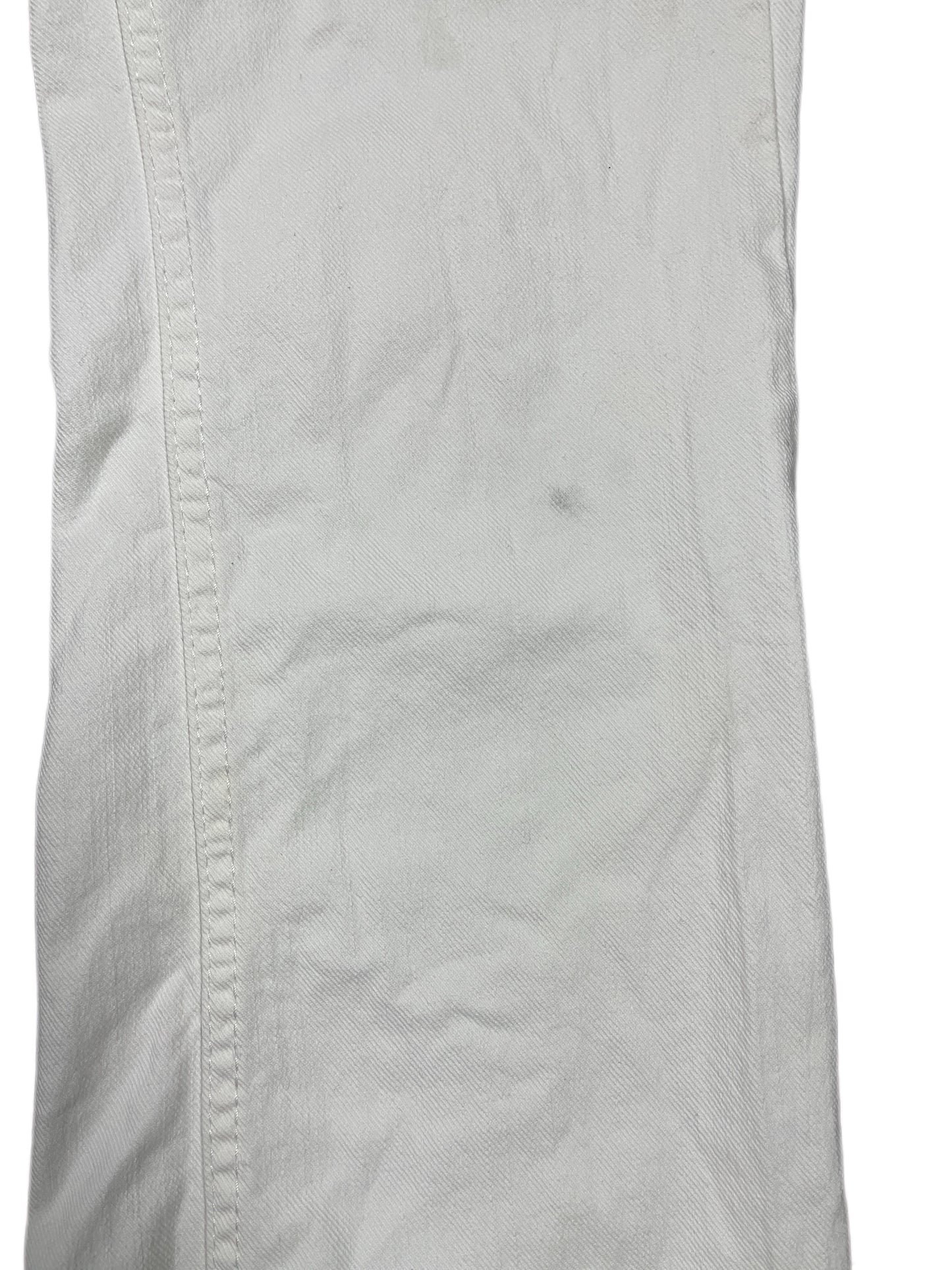 Y2k Miss Sixty Low Waist Flared Denim Pants White - L